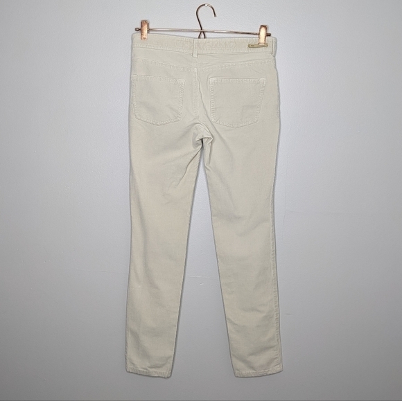 ✨3/$15 Anthro Pilcro and The Letterpress Serif cream corduroy pant 28 - Picture 6 of 11
